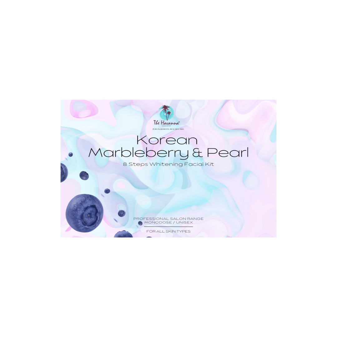 havanna korean marbleberry & pearl facial kit 