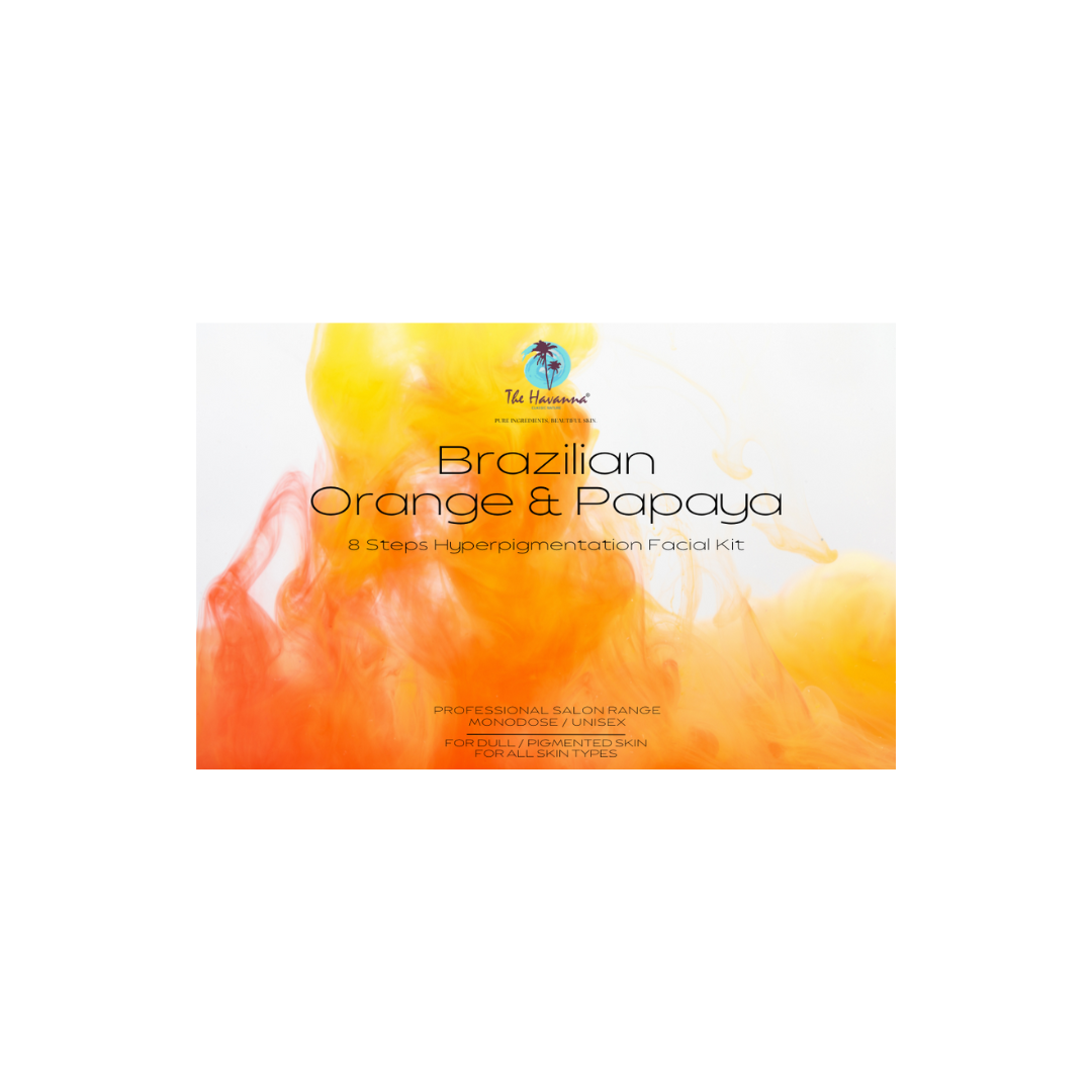 havanna brazilian orange & papaya facial kit for hyperpigmentation facial kit
