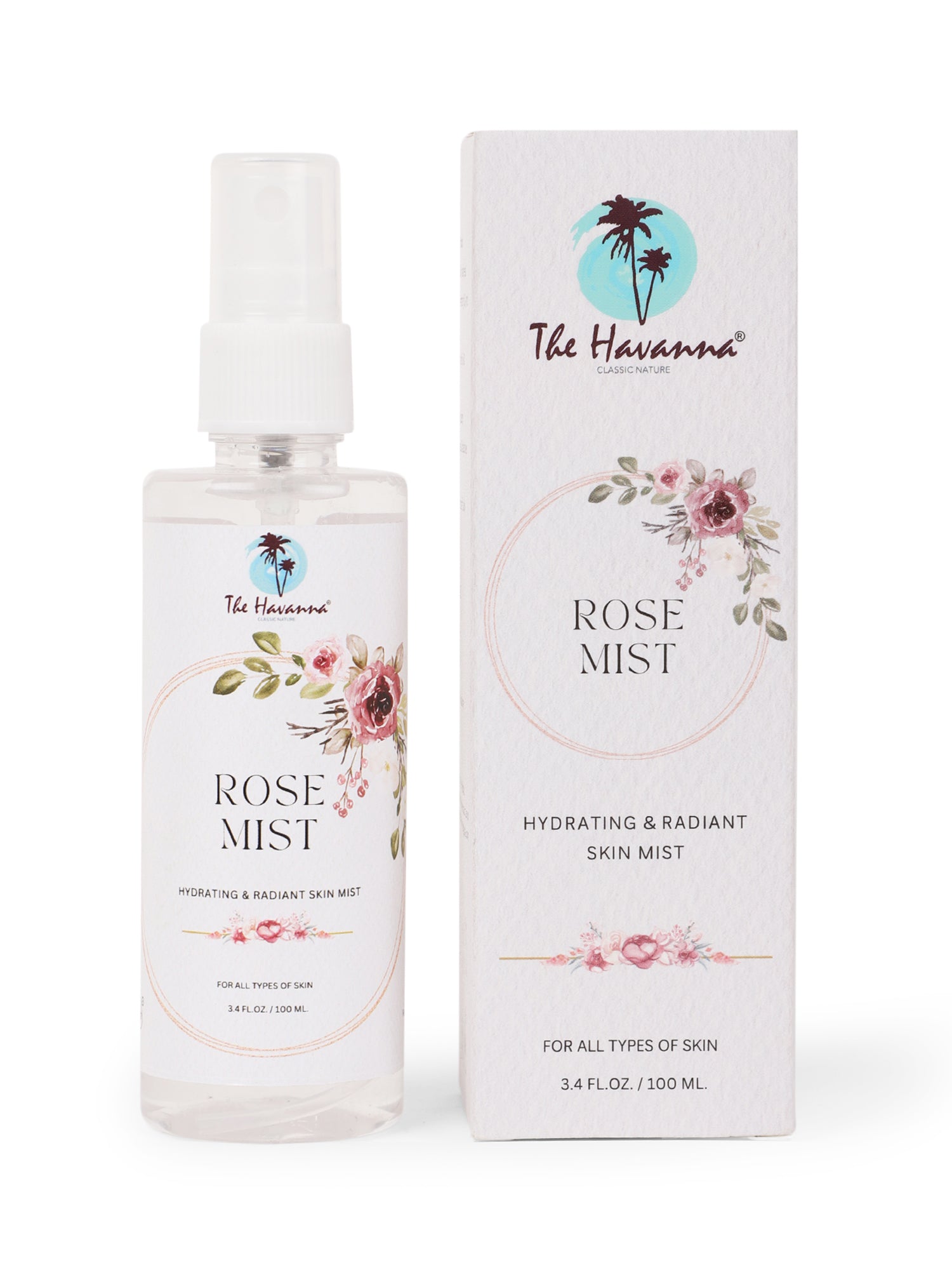 hydrating and radiant rose mist face toner