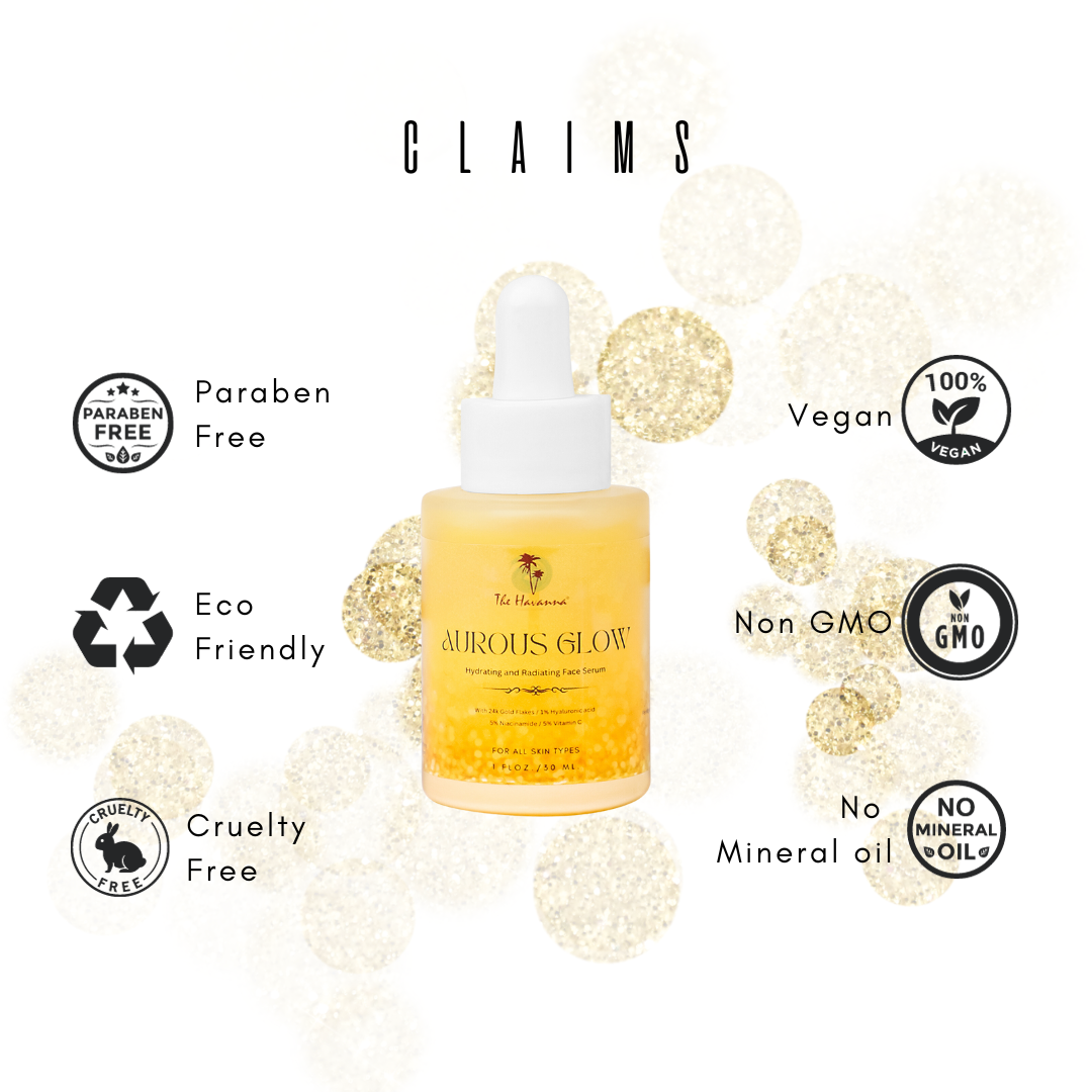 Havanna's Aurous Glow Serum effective For reducing wrinkles and suitable for all skin types 