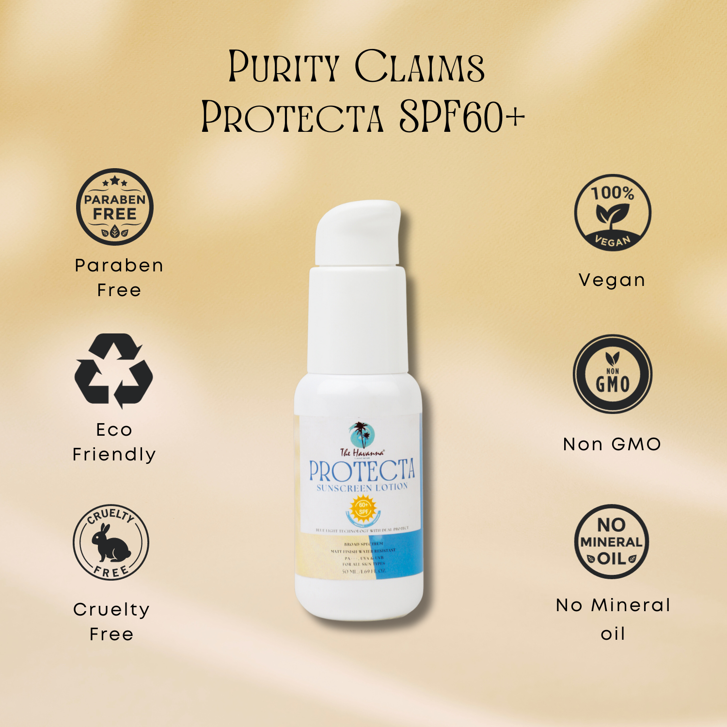 purity claims protecta SPF 60+