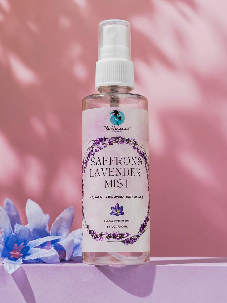 havanna saffron and lavender skin mist face spray